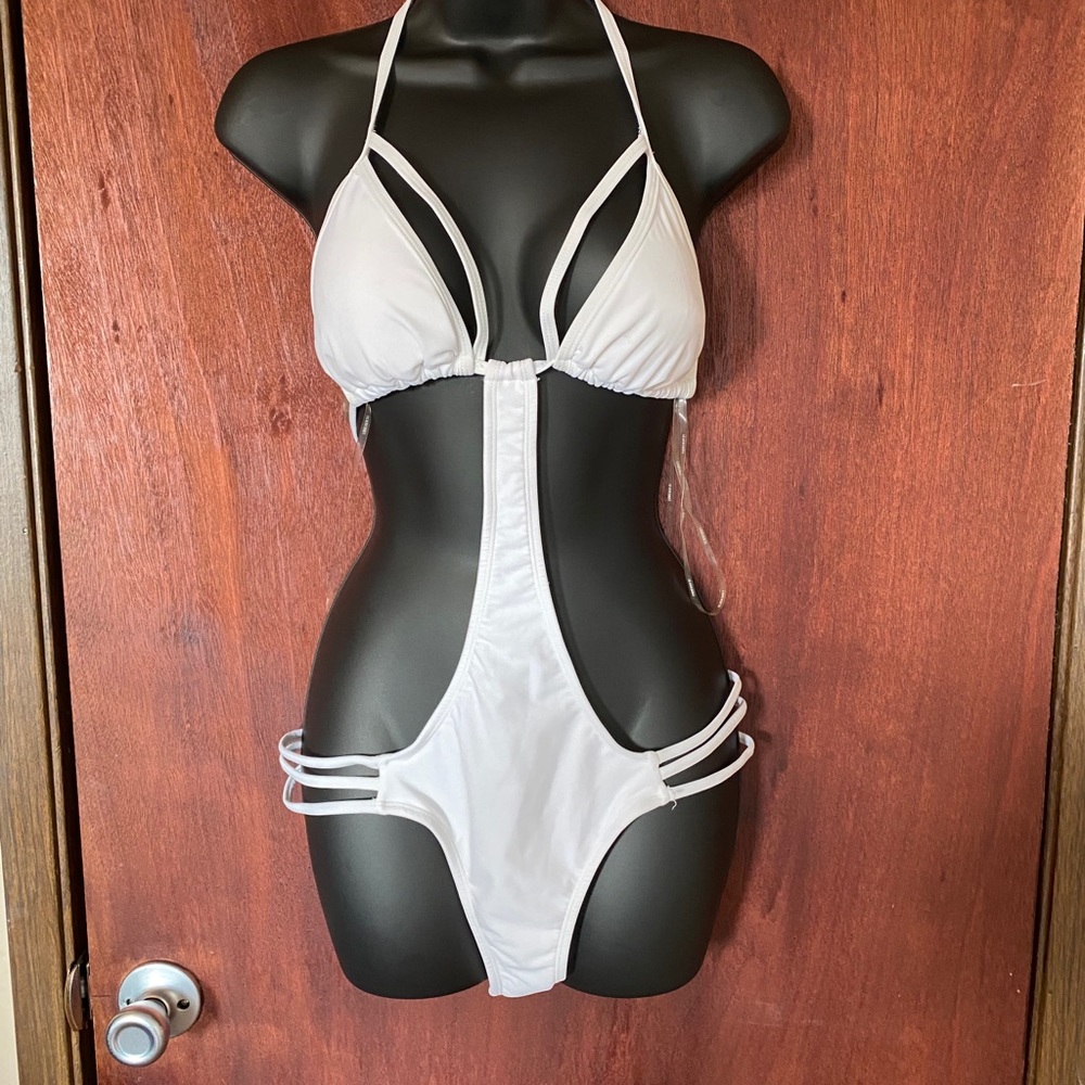 White swimsuit
